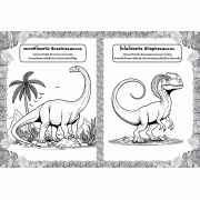 DINOSAURS ระบายสีและเกมเสริมทักษะ + ไดโนเสาร์โปรเจคเตอร์